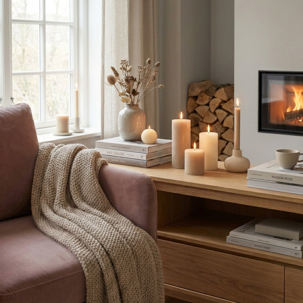 🕯️ 10 Manieren Om Meer Warmte In Je Interieur Te Brengen. Maison Roze