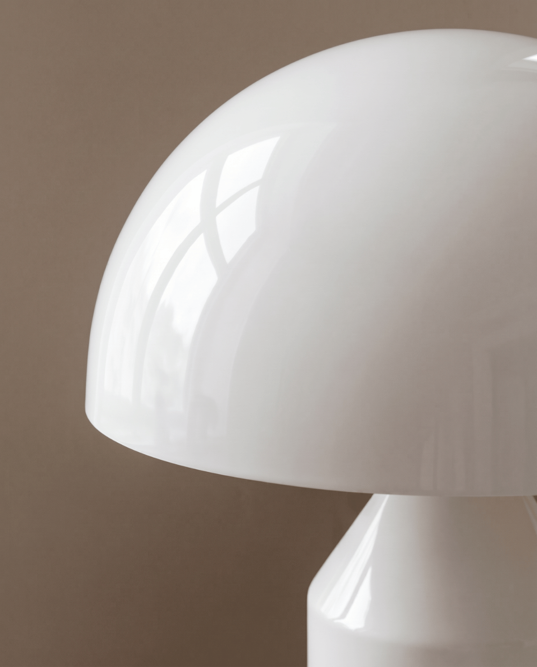 Lune paddenstoelvormige aluminium tafellamp | paddenstoel lamp wit | - Maison Roze