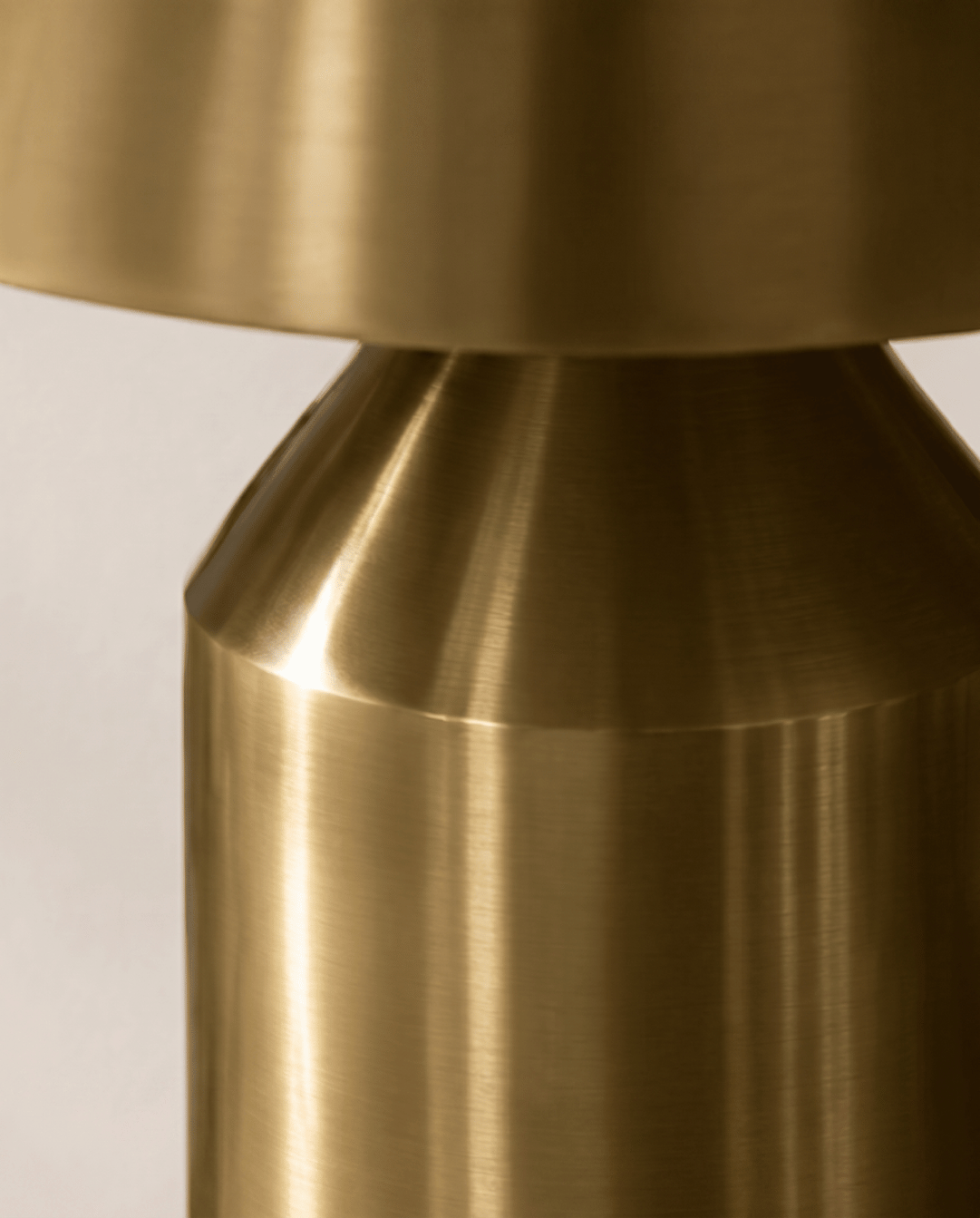 Lune paddenstoelvormige aluminium tafellamp | paddenstoel lamp Goud | - Maison Roze