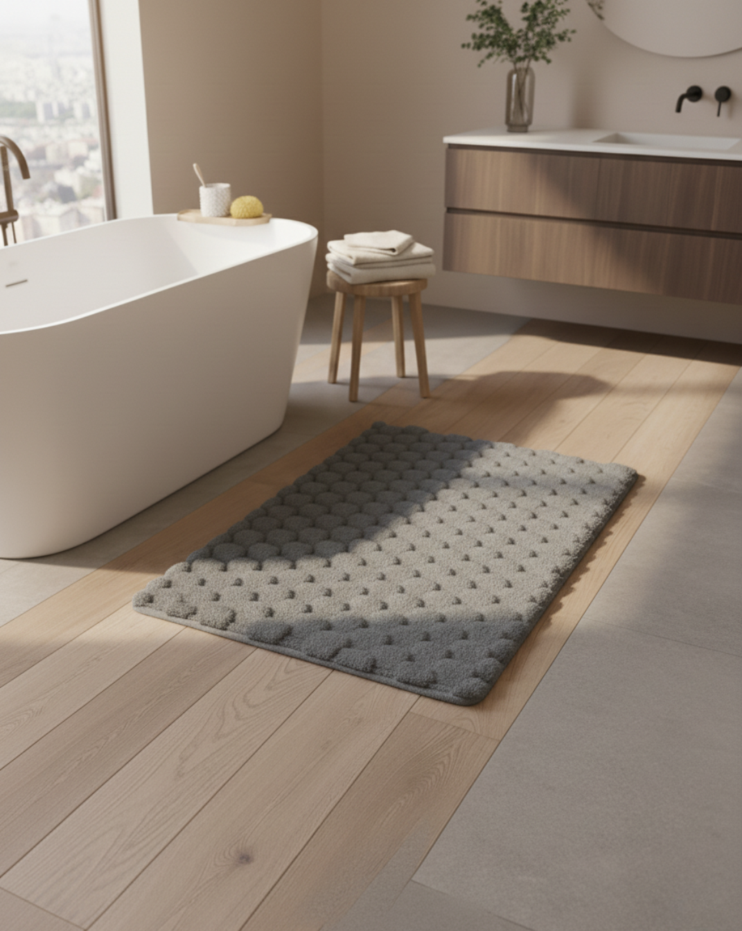 Pluche Absorberende Badmat | Maison Roze | - Maison Roze