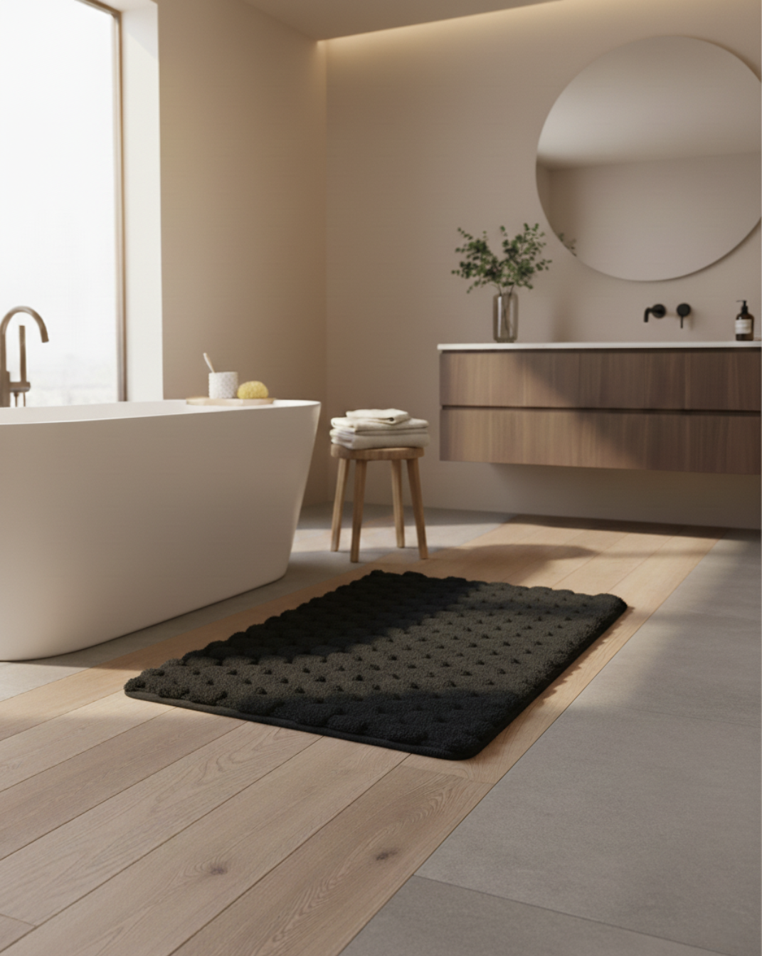 Pluche Absorberende Badmat | Maison Roze | - Maison Roze