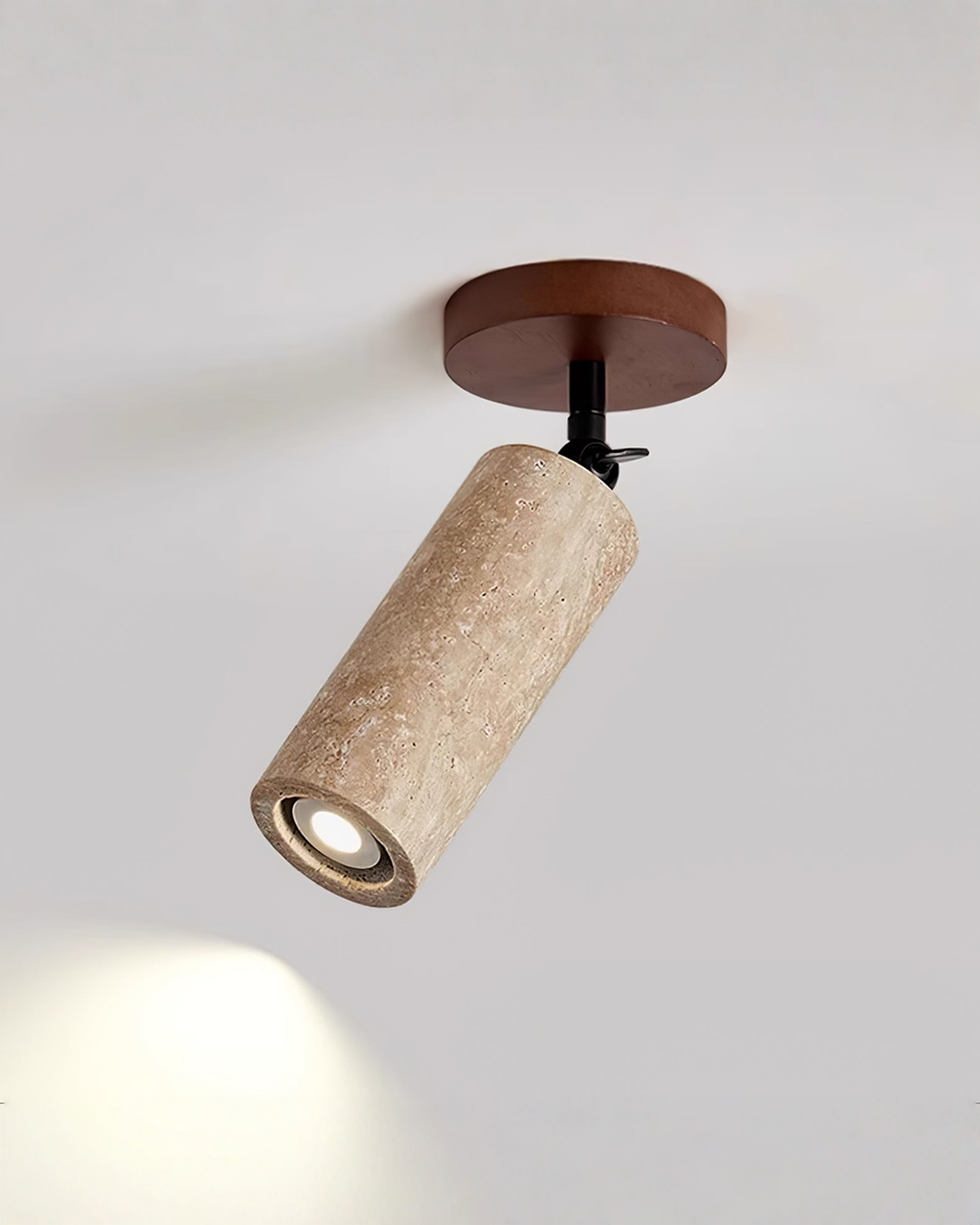 Versa Stone - Travertin wandlamp of spotje | - Maison Roze
