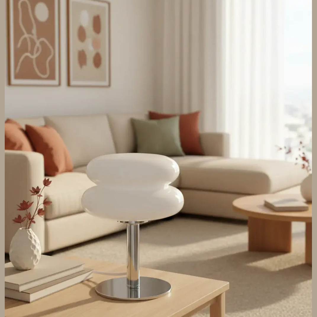 Glazen Tafel Lamp - Trichromatische Dimming