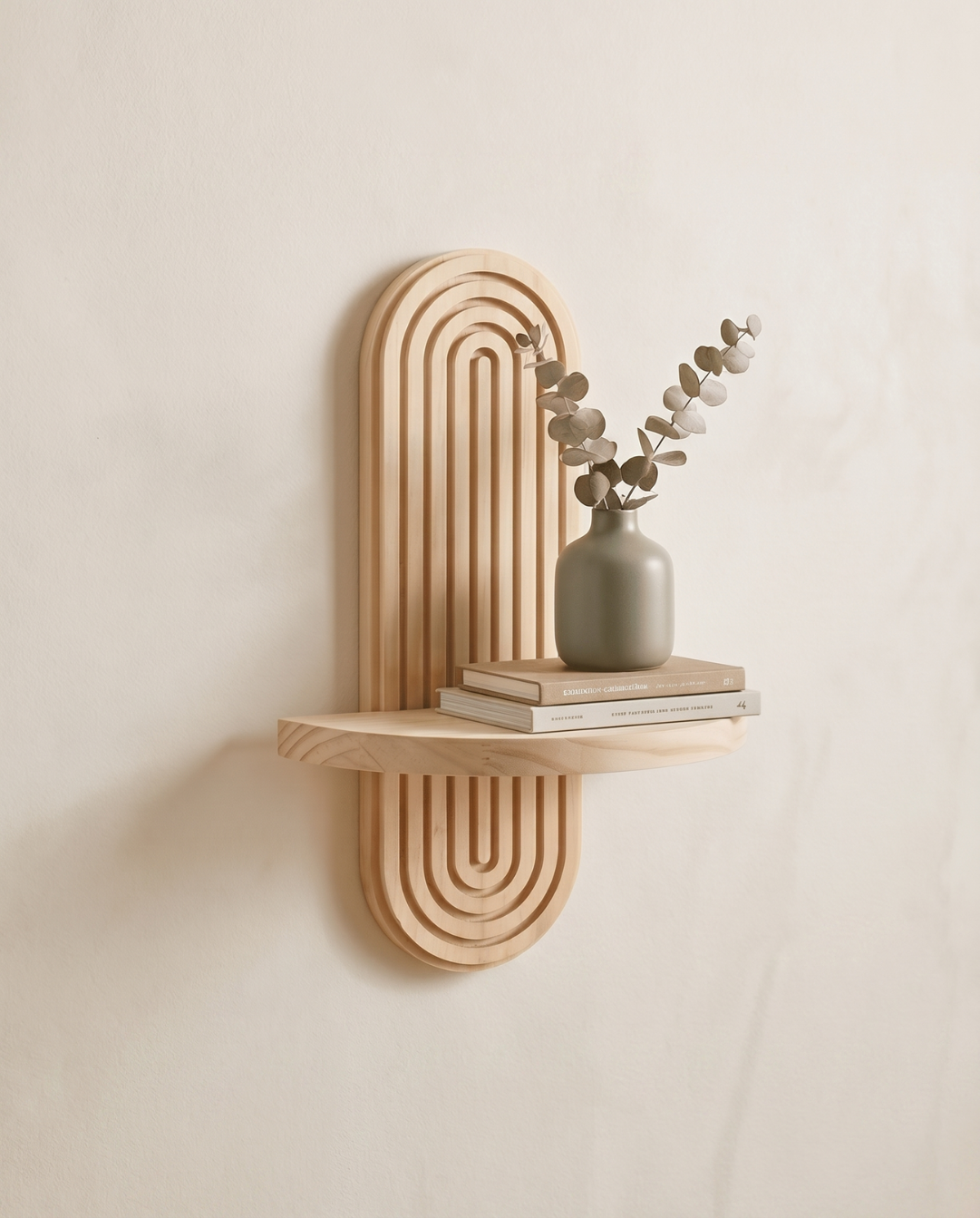 Cove Zwevende Wandplank Set Van 2 Boho Stijl, 30 cm | Set van 2 - Maison Roze