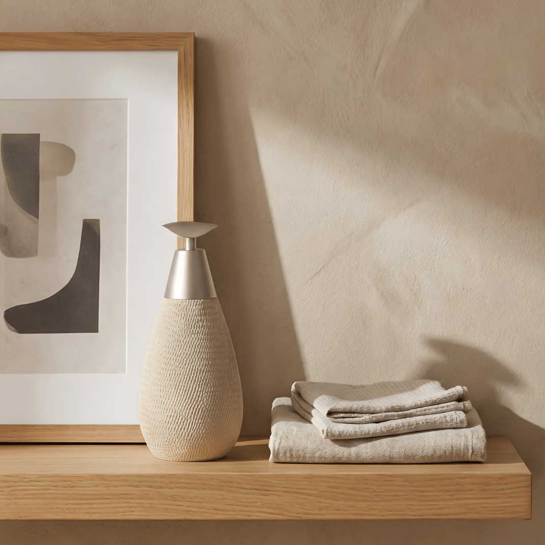 Keramische Zeepdispenser – Japanse Vintage Stijl – 400ml Handzeepfles