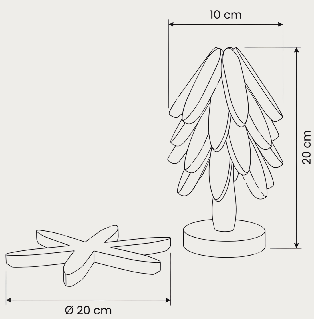 Massief Houten Onderzetters Set