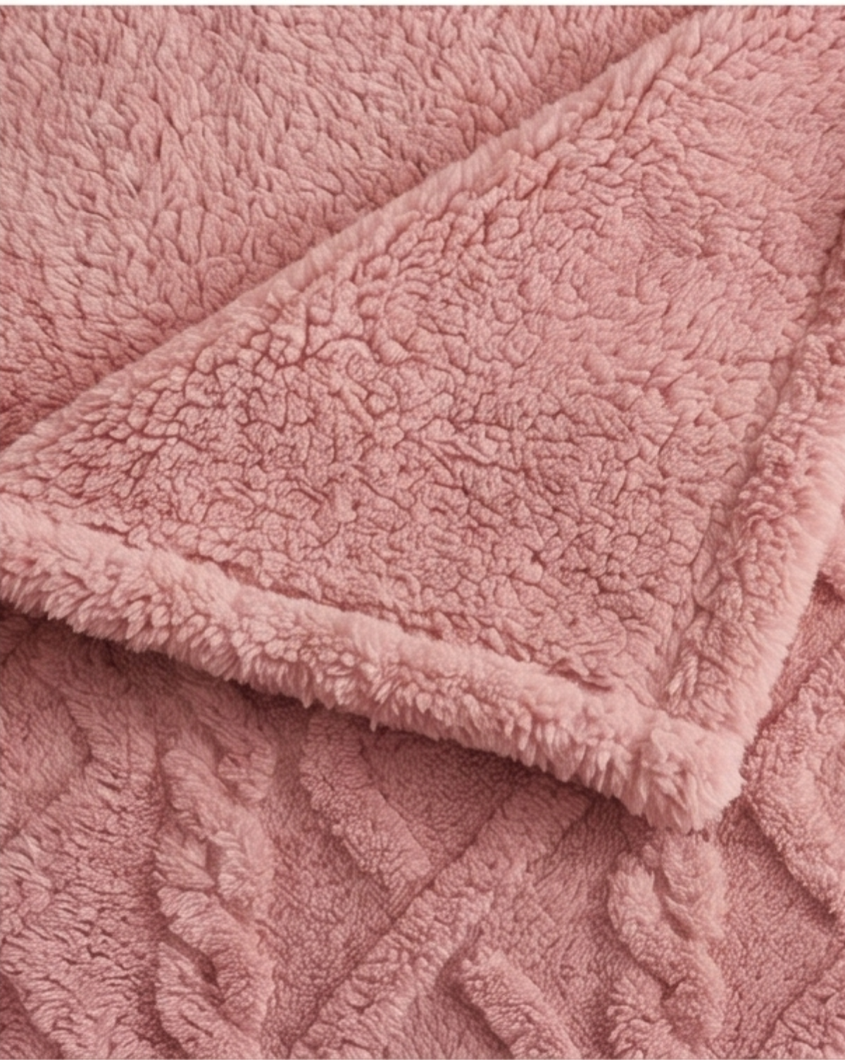 3D Jacquard deken met Geometrisch Patroon - Ultradun Microvezel, Lichtgewicht | - Maison Roze
