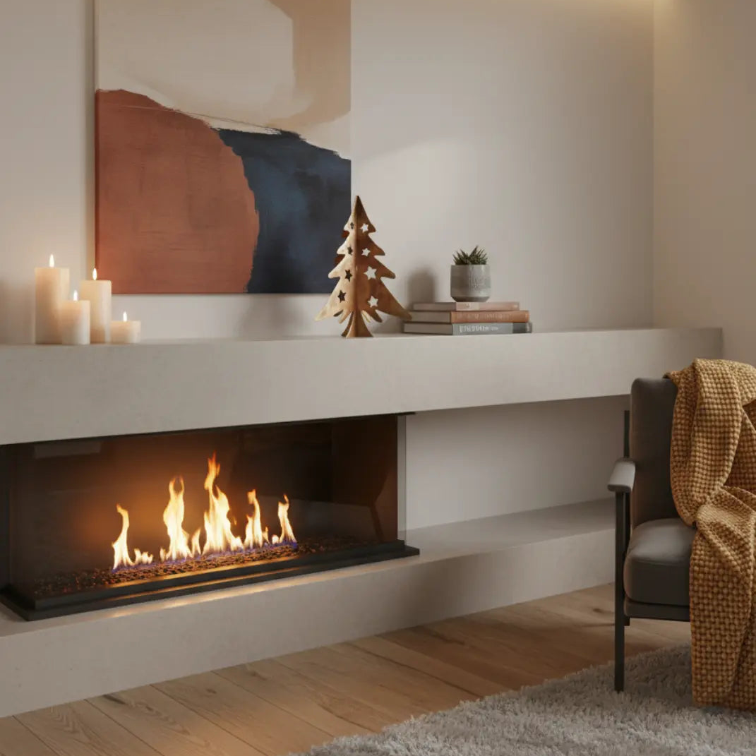 Metalen Kerstboomdecoratie – Bronzen Ijzer Met Steruitsnede – Minimalistische tafeldecoratie