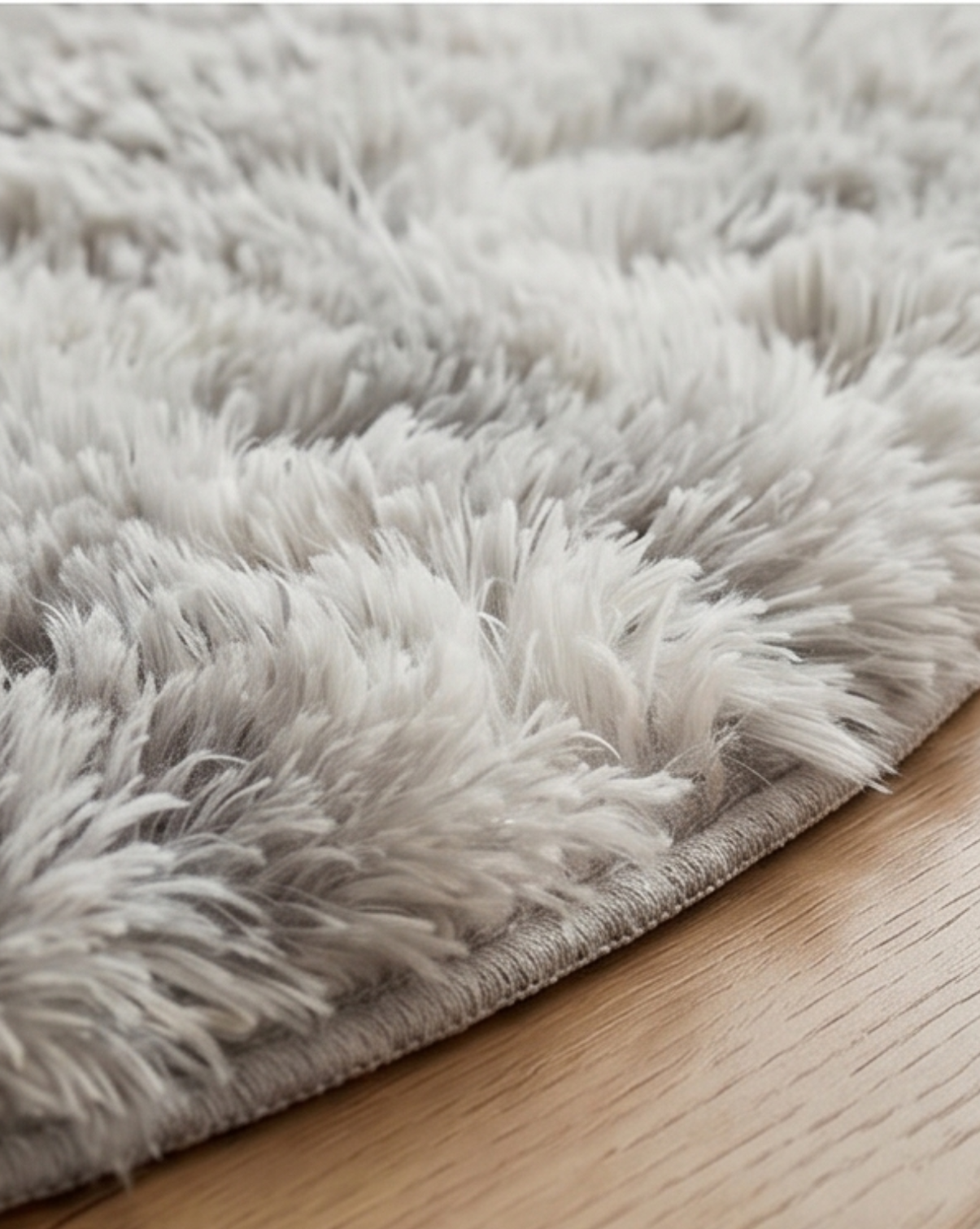Zachte Pluche Shag Vloerkleed - Antislip en Machinewasbaar, 120cm | - Maison Roze