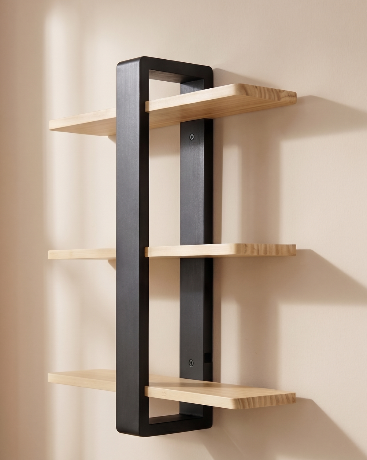 Wandplank Hout – Organisch Design | Bamboe Wandplank Minimalistisch | - Maison Roze