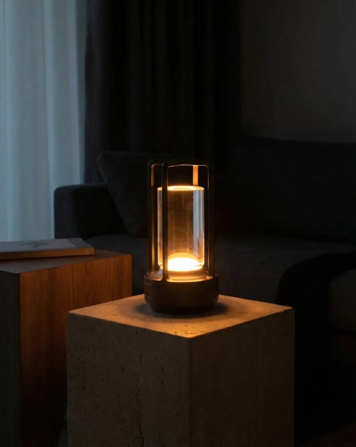 Minimalistische Kristallen LED-Tafellamp 17,5cm – USB-Oplaadbaar – Aluminium Voet | - Maison Roze