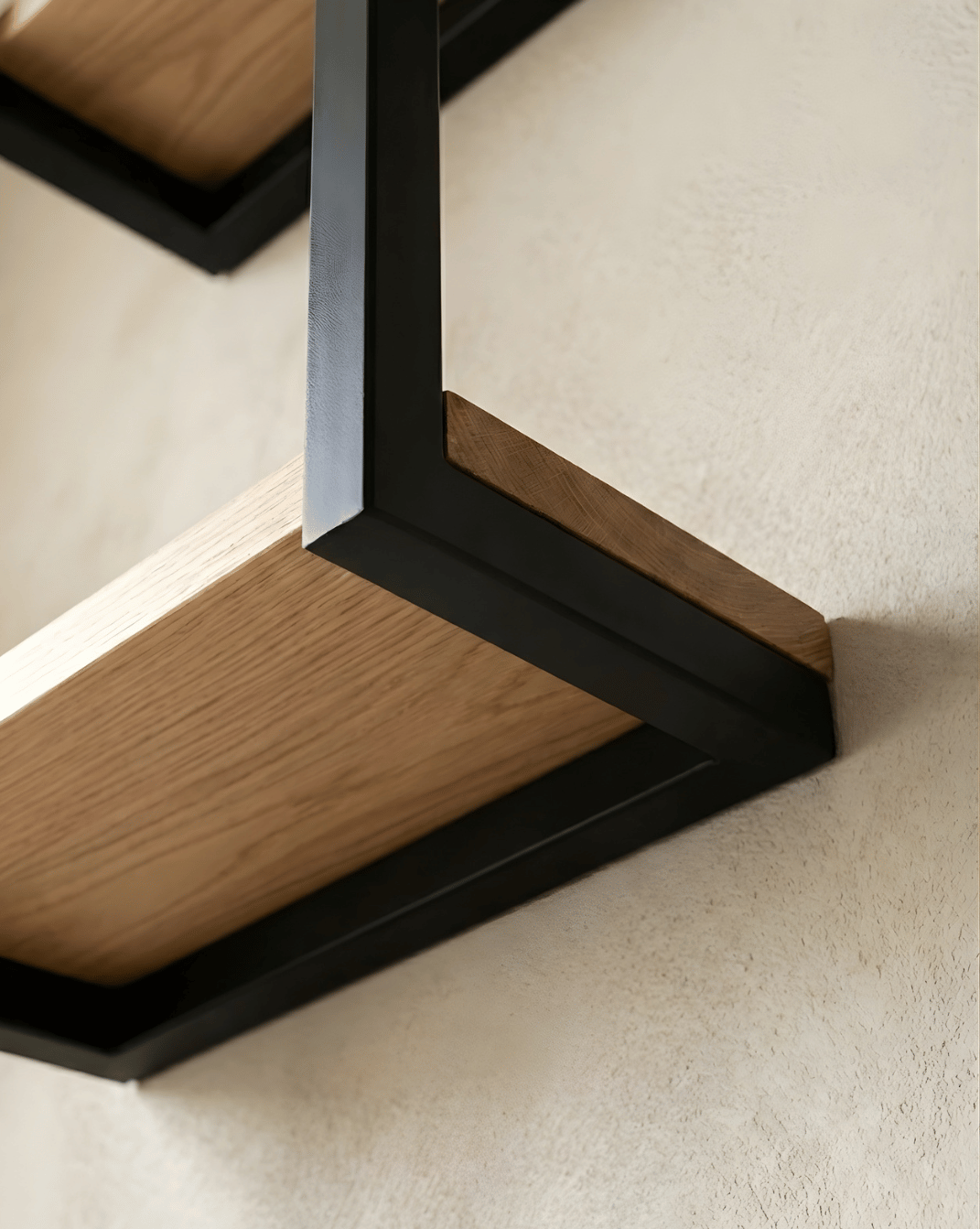 Havn Handdoekrek 2-Laags Van Naturel Hout Met Zwart Stalen Frame, 77 cm (kopie) | - Maison Roze
