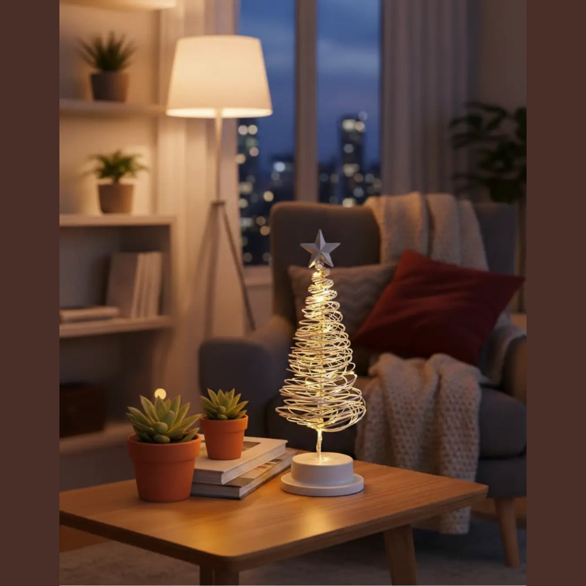 LED Kerstboom Tafellamp – Moderne Sfeerlamp