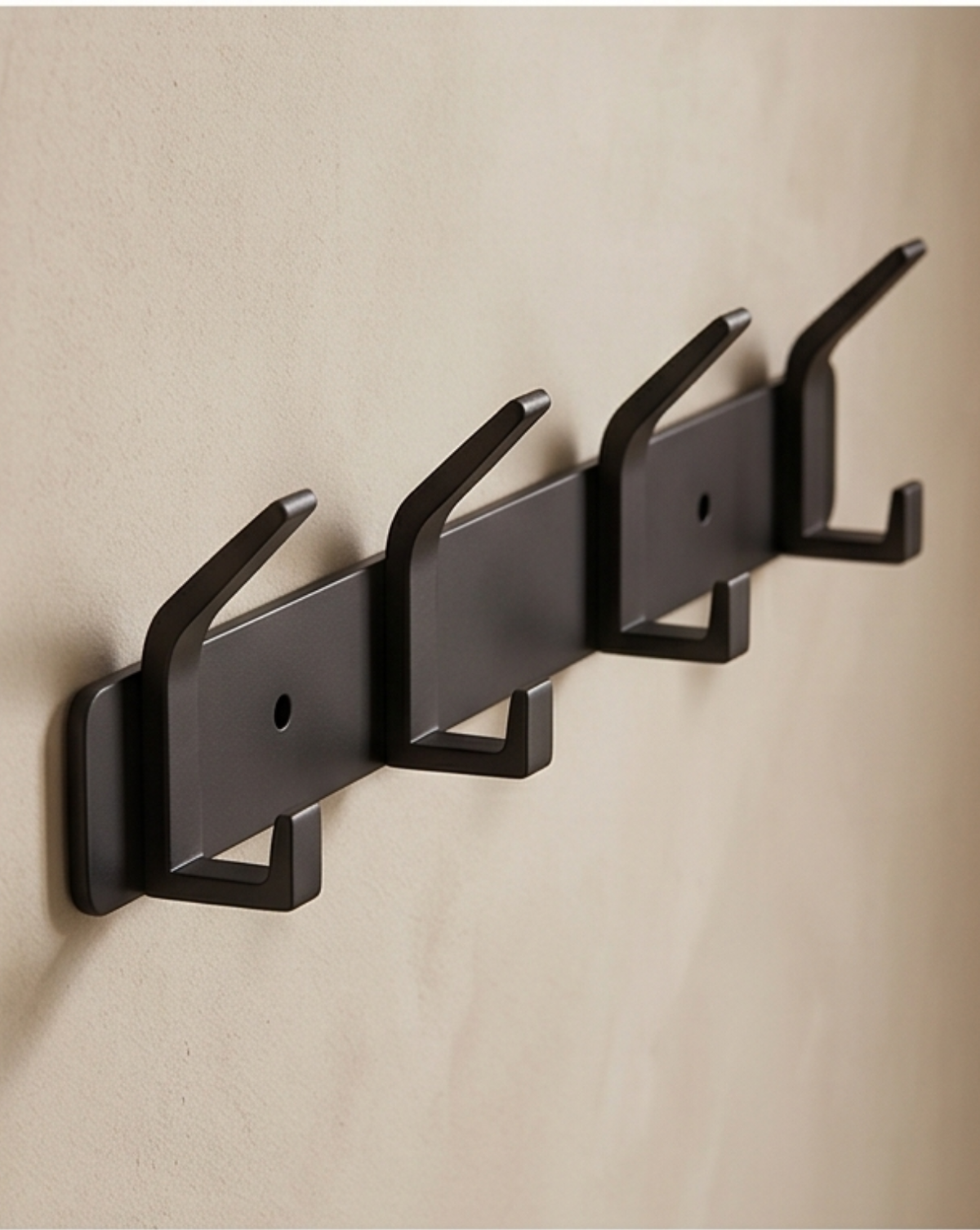 Wandhaken Aluminium – 3, 4, 5 of 6 Haken | Badkamer Handdoekhaken | 4 Haken - Maison Roze