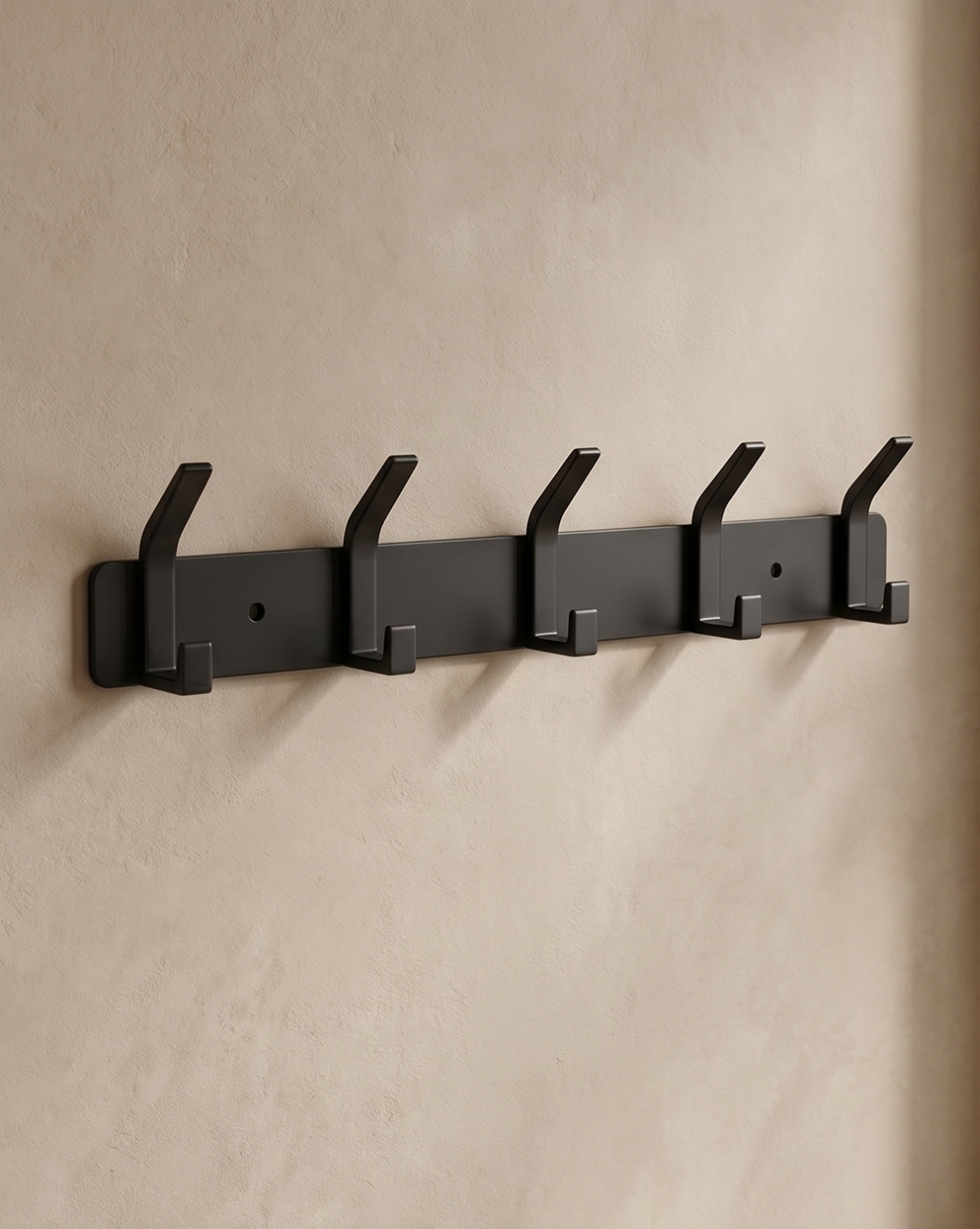 Wandhaken Aluminium – 3, 4, 5 of 6 Haken | Badkamer Handdoekhaken | 5 Haken - Maison Roze