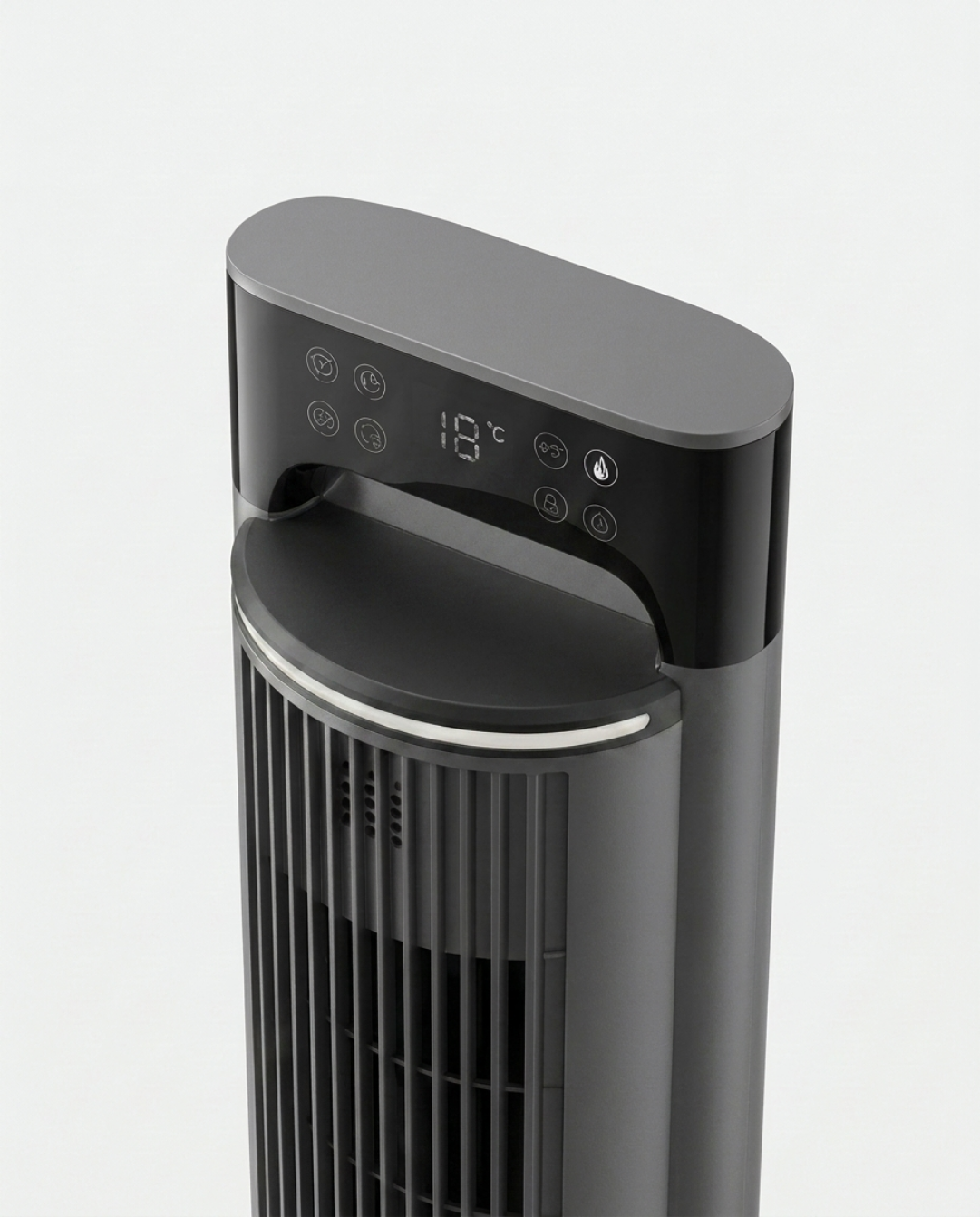 Draagbare Ventilator met Afstandsbediening en Koelfunctie - Fluisterstil, 104cm | - Maison Roze