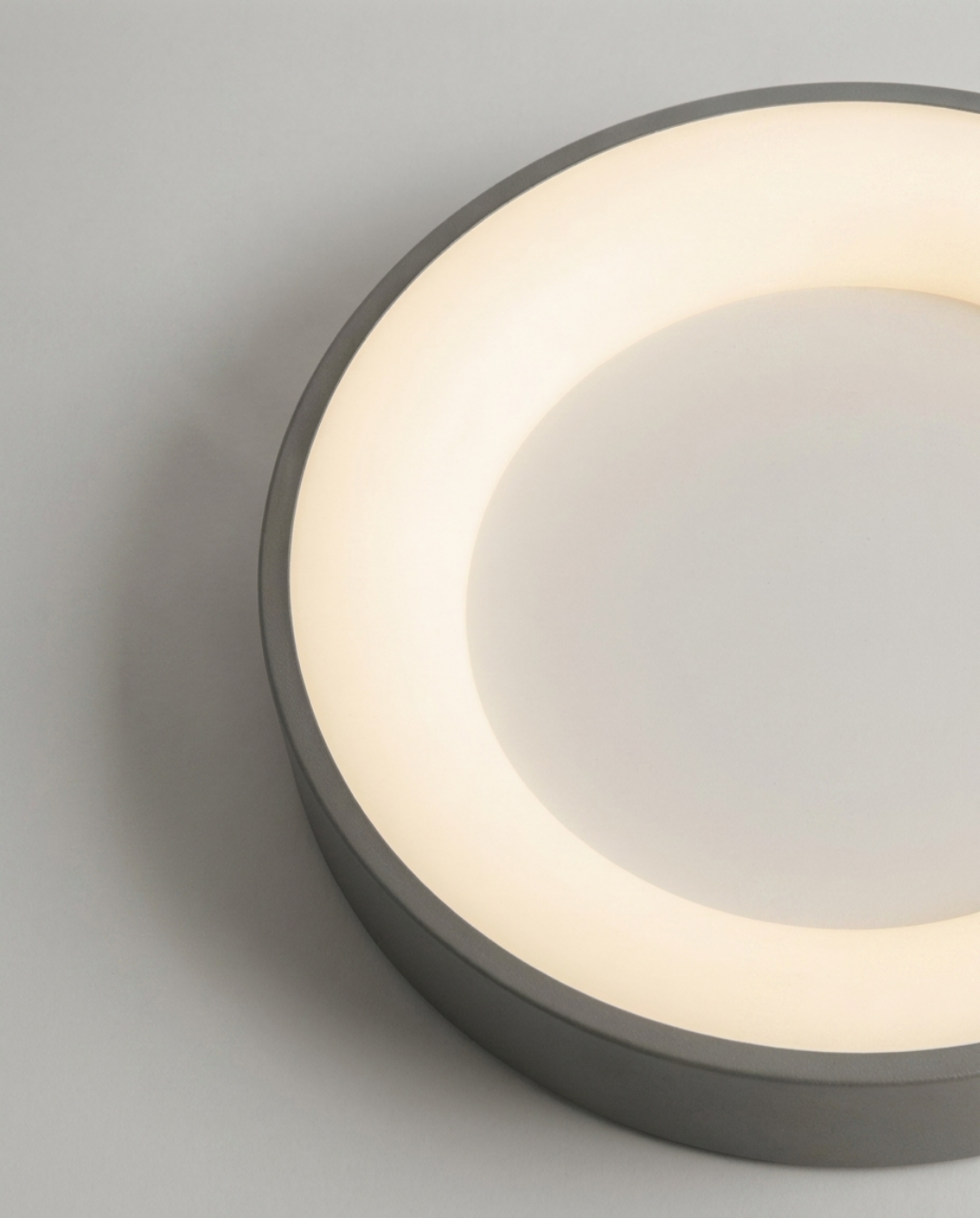 Ronde LED Plafondlamp Scandinavisch Design Wit Metaal | - Maison Roze