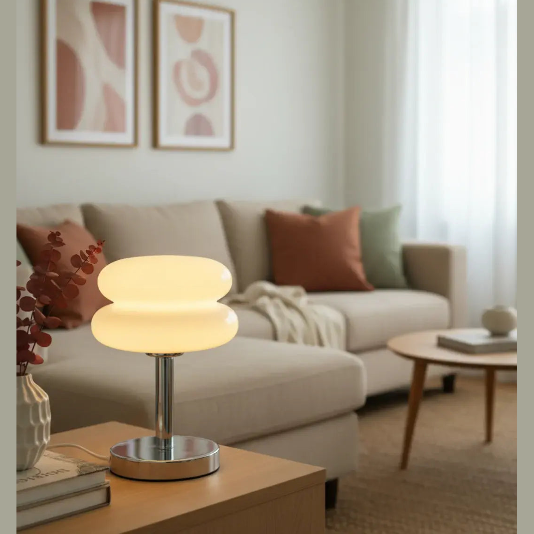 Glazen Tafel Lamp - Trichromatische Dimming