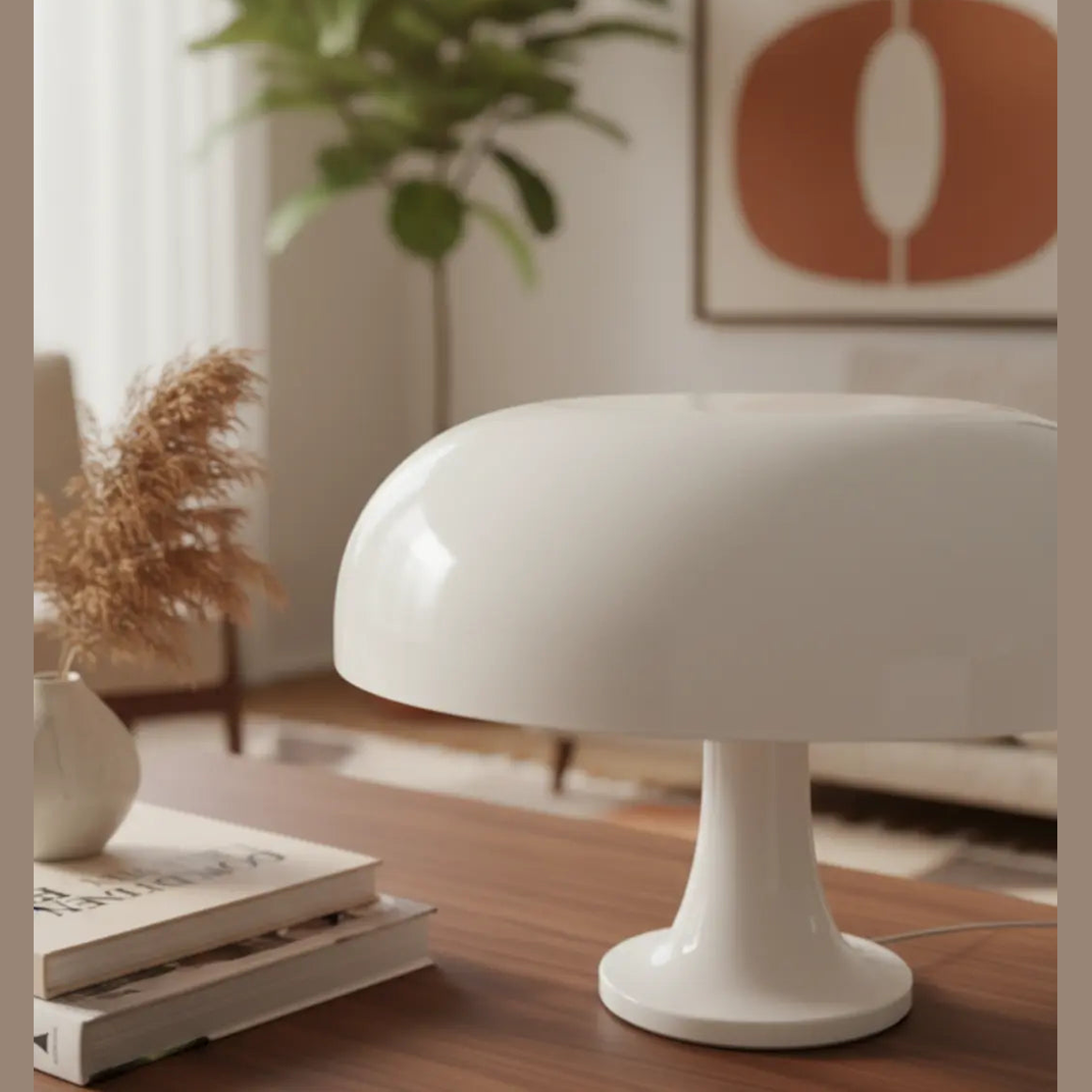 32cm Moderne Paddenstoel-Tafellamp – Retro Ontwerp – Geïntegreerde LED