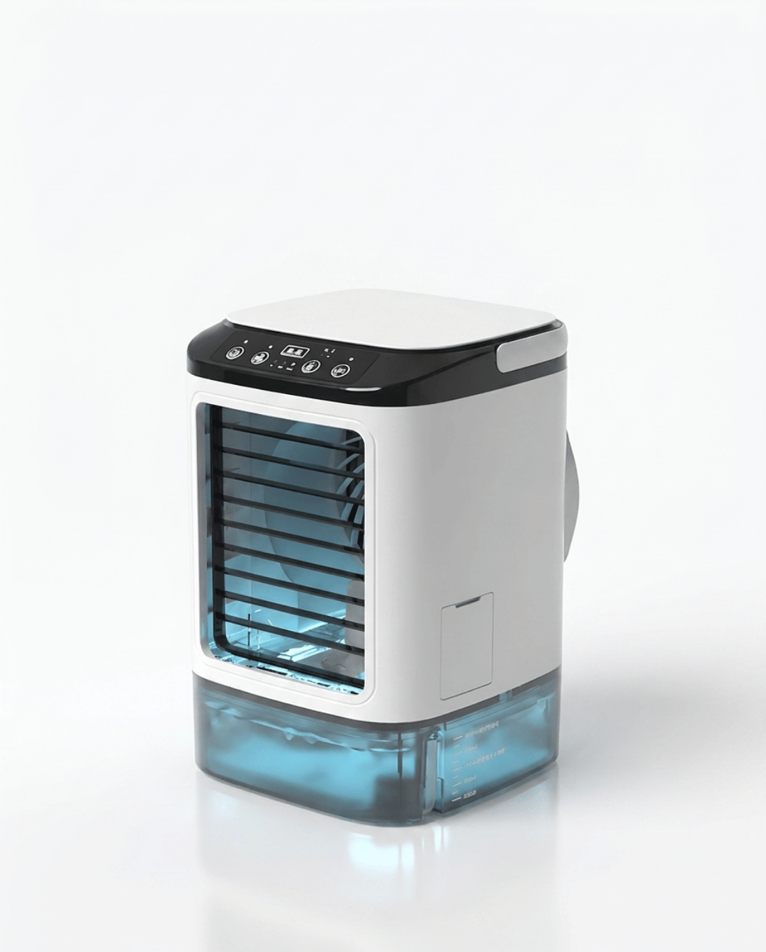 Brisano Draagbare Ventilator Wit met Verneveling, Nachtlampje en 900 ml Reservoir | - Maison Roze