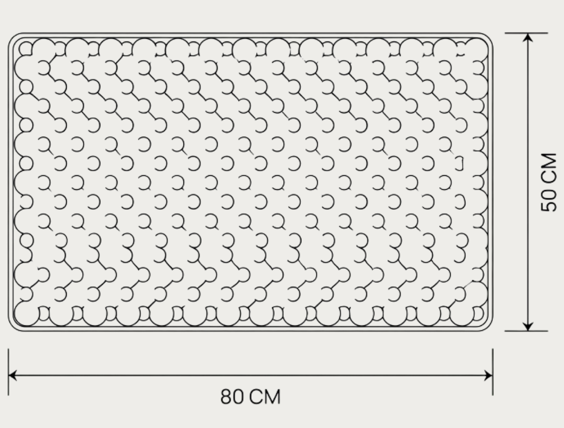 Pluche Absorberende Badmat | Maison Roze