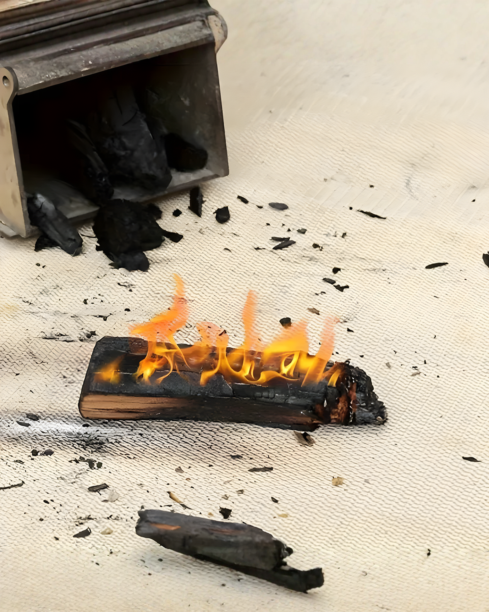 BBQ-beschermmat Hittebestendig tot 800°C - Vuurvaste Grillmat van Fiberglas | - Maison Roze