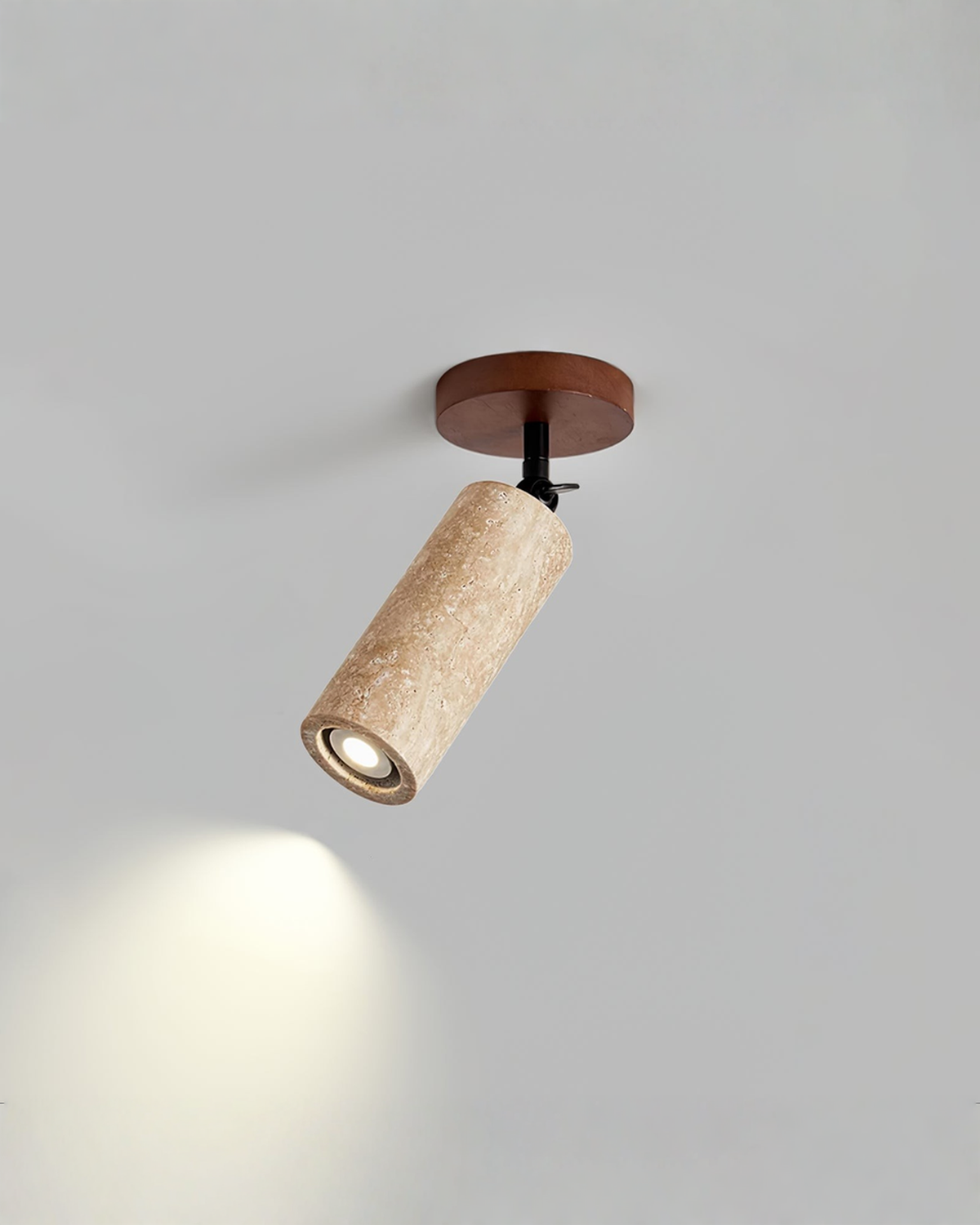Versa Stone - Travertin wandlamp of spotje | - Maison Roze
