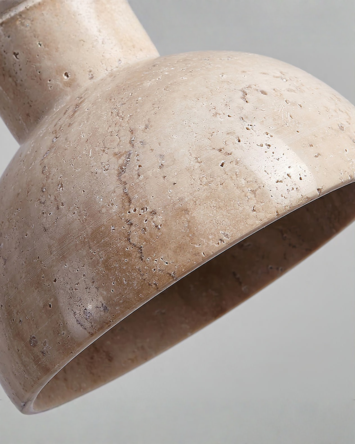 Terra Halo - Ronde travertin hanglamp | - Maison Roze
