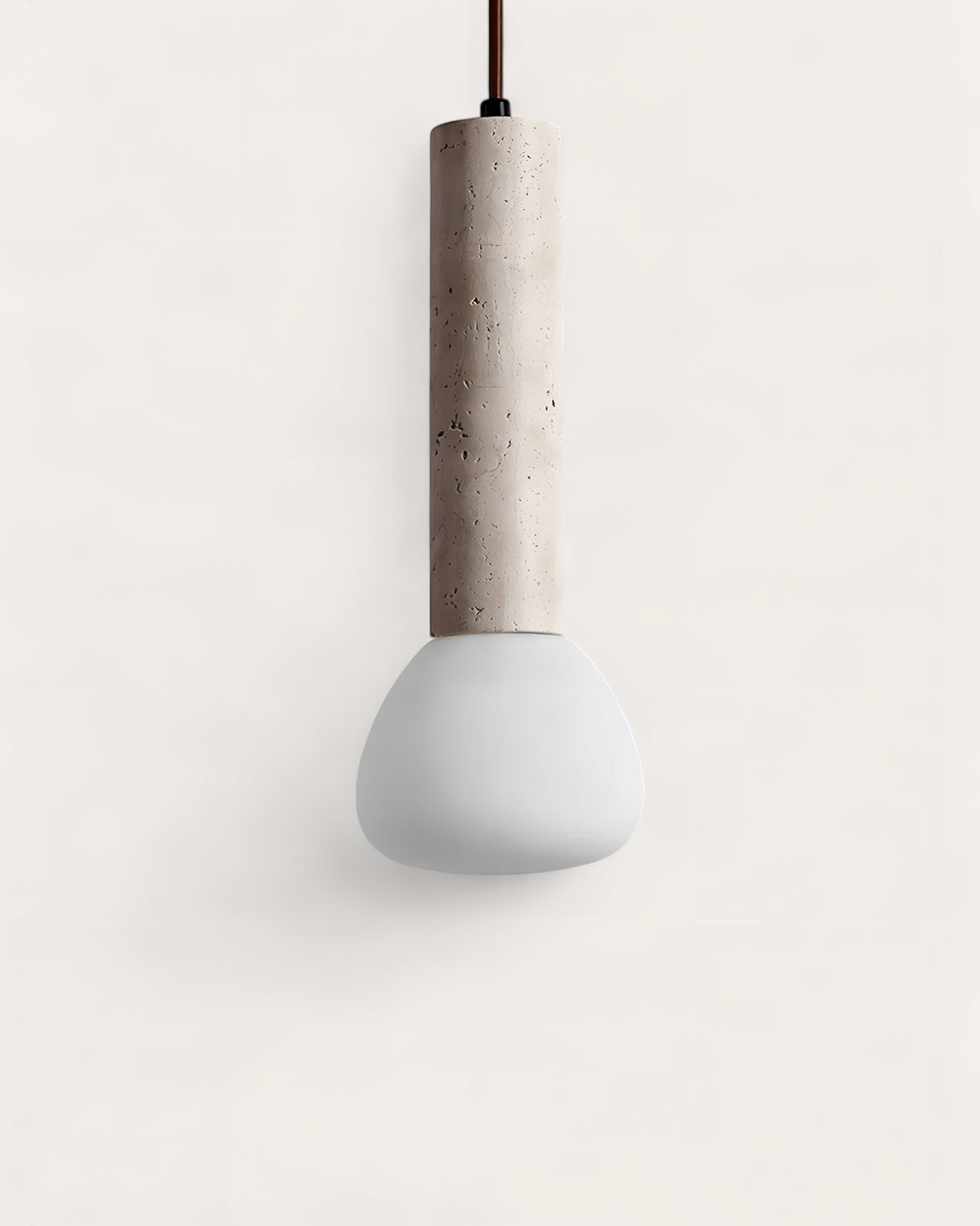 Matchstick - Travertin hanglamp met lichtstaven | - Maison Roze