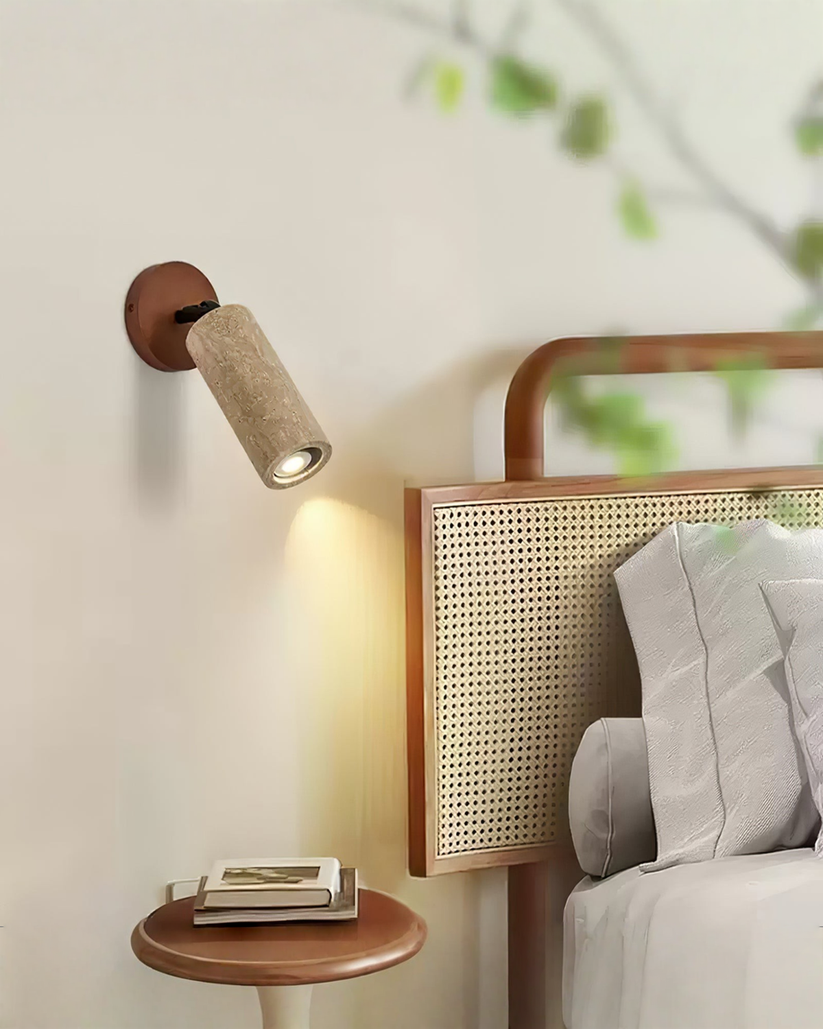 Versa Stone - Travertin wandlamp of spotje | - Maison Roze