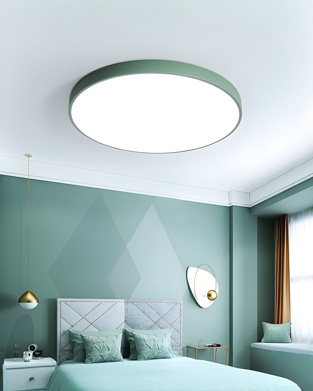 Ronde LED Plafondlamp Minimalistisch – Metaal & Acryl | - Maison Roze
