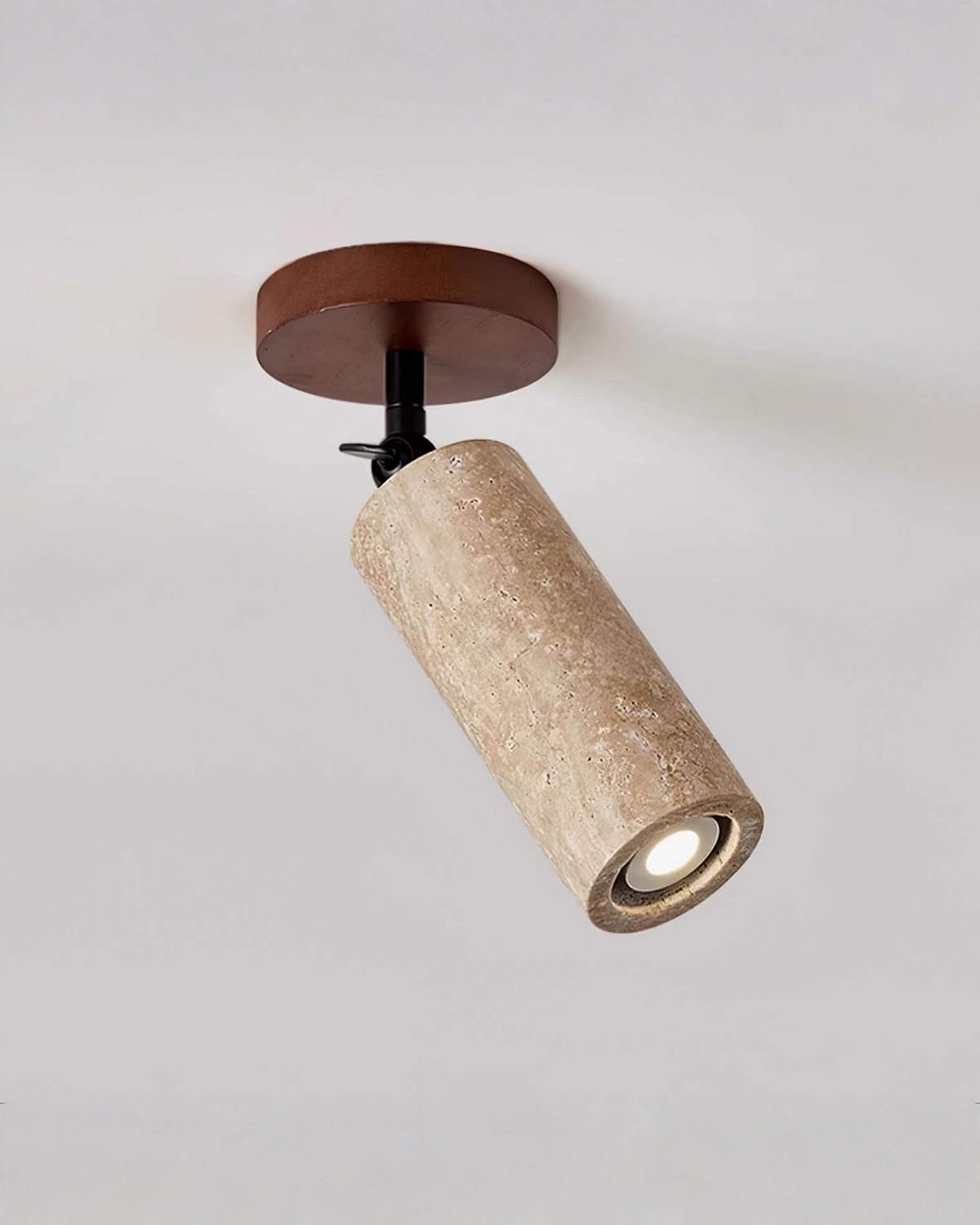 Versa Stone - Travertin wandlamp of spotje | - Maison Roze