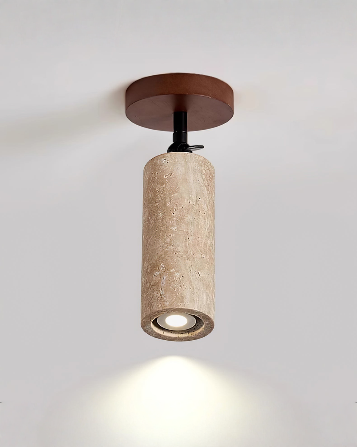 Versa Stone - Travertin wandlamp of spotje | - Maison Roze