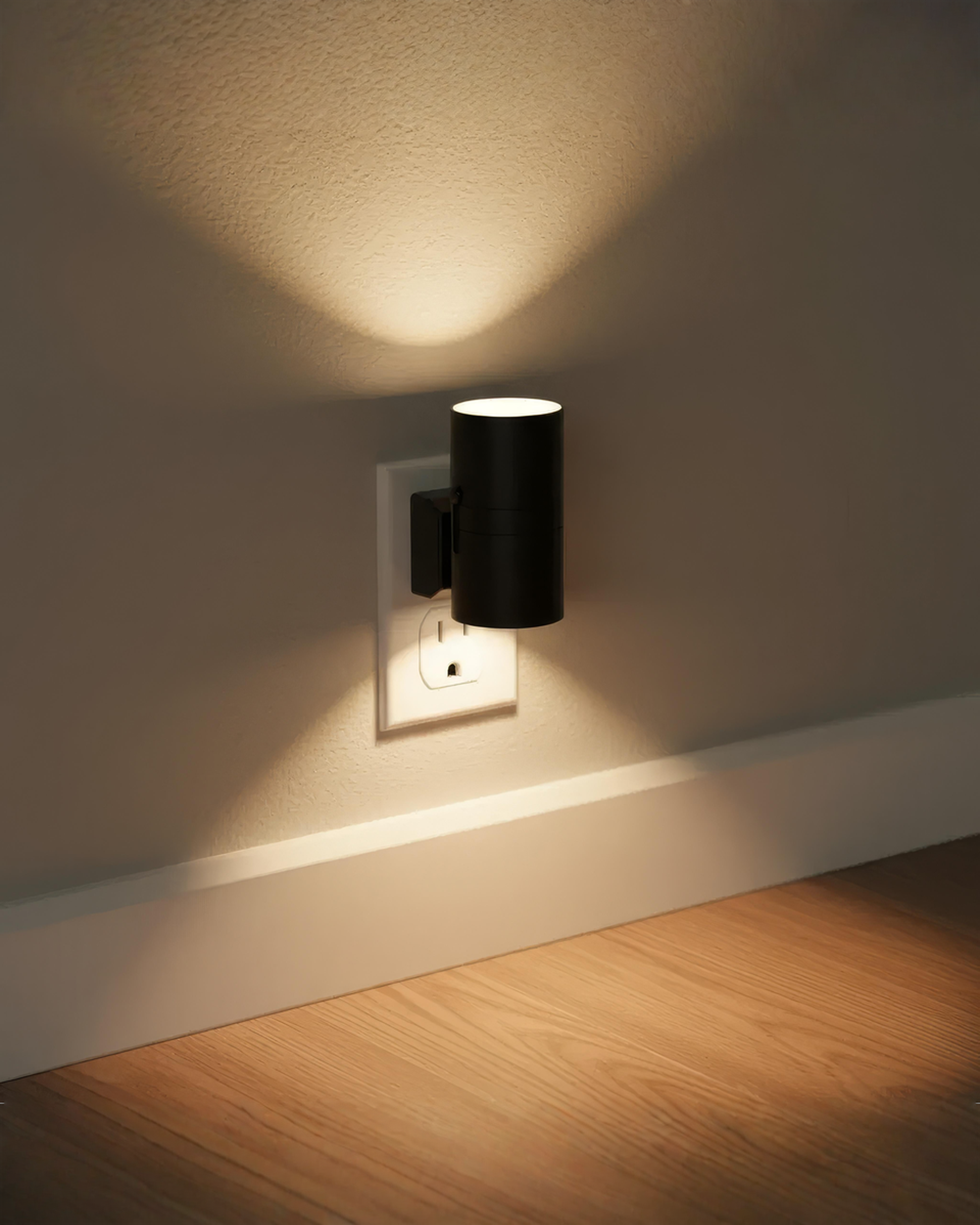 Dimbaar Nachtlampje voor Stopcontact - Multikleur LED Nachtlicht Modern, Set van 2 | - Maison Roze