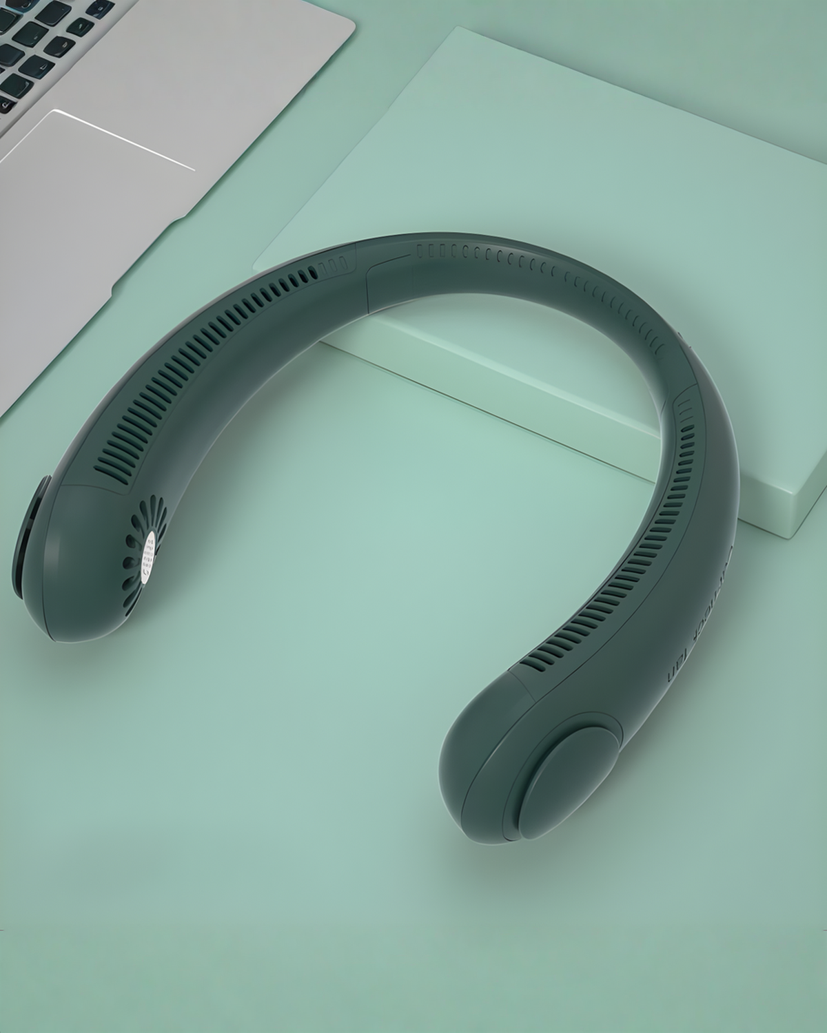 Nekventilator USB-oplaadbaar, Wit/Groen/Roze/Blauw | Groen - Maison Roze