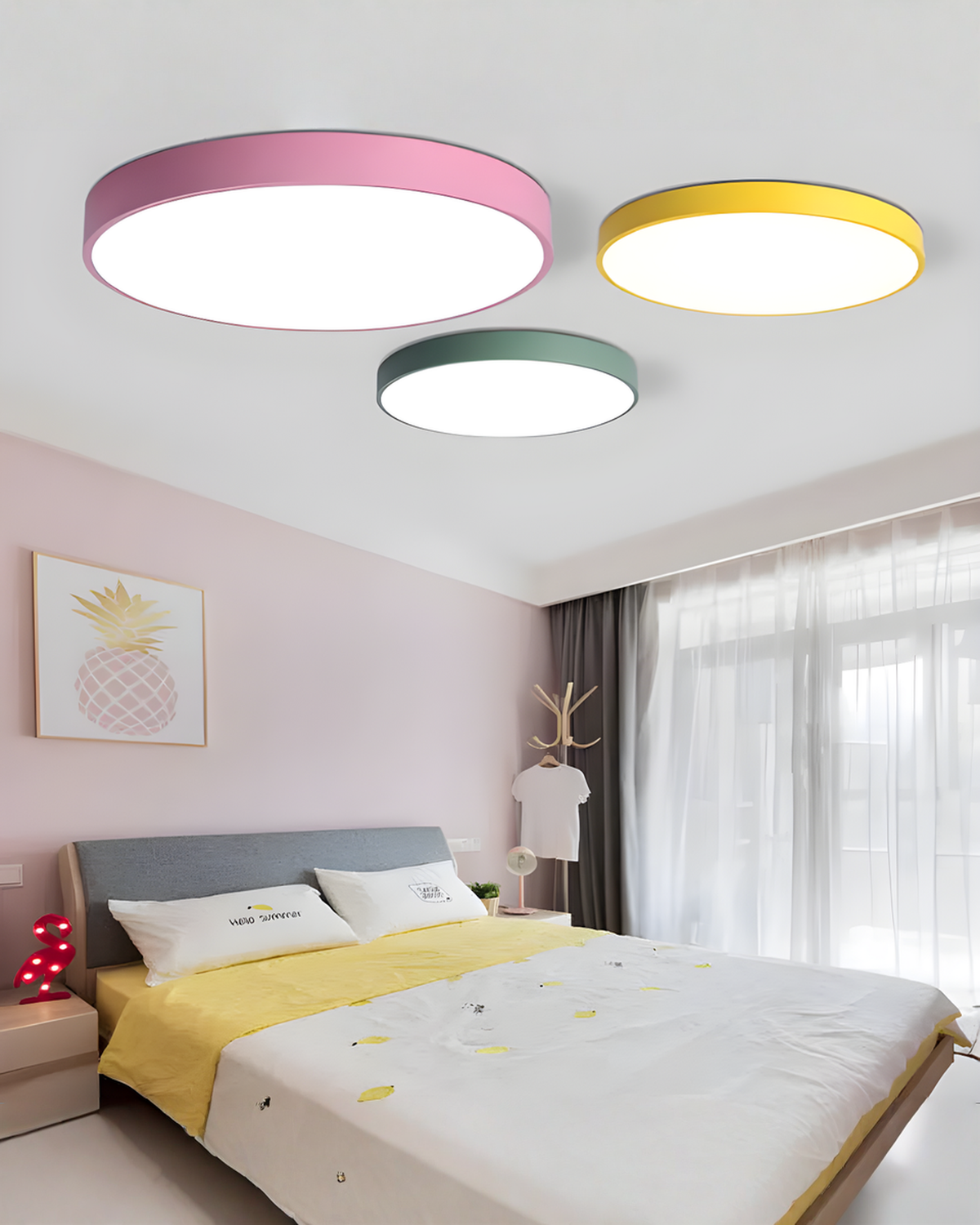 Ronde LED Plafondlamp Minimalistisch – Metaal & Acryl | - Maison Roze