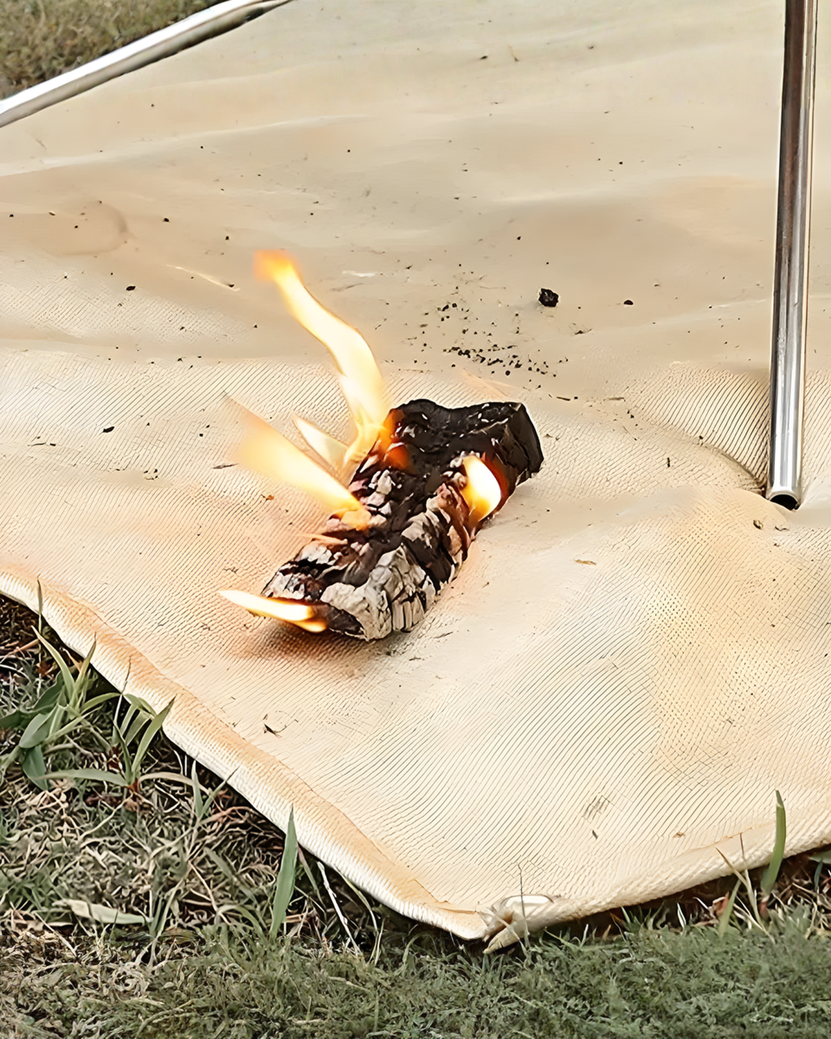BBQ-beschermmat Hittebestendig tot 800°C - Vuurvaste Grillmat van Fiberglas | - Maison Roze