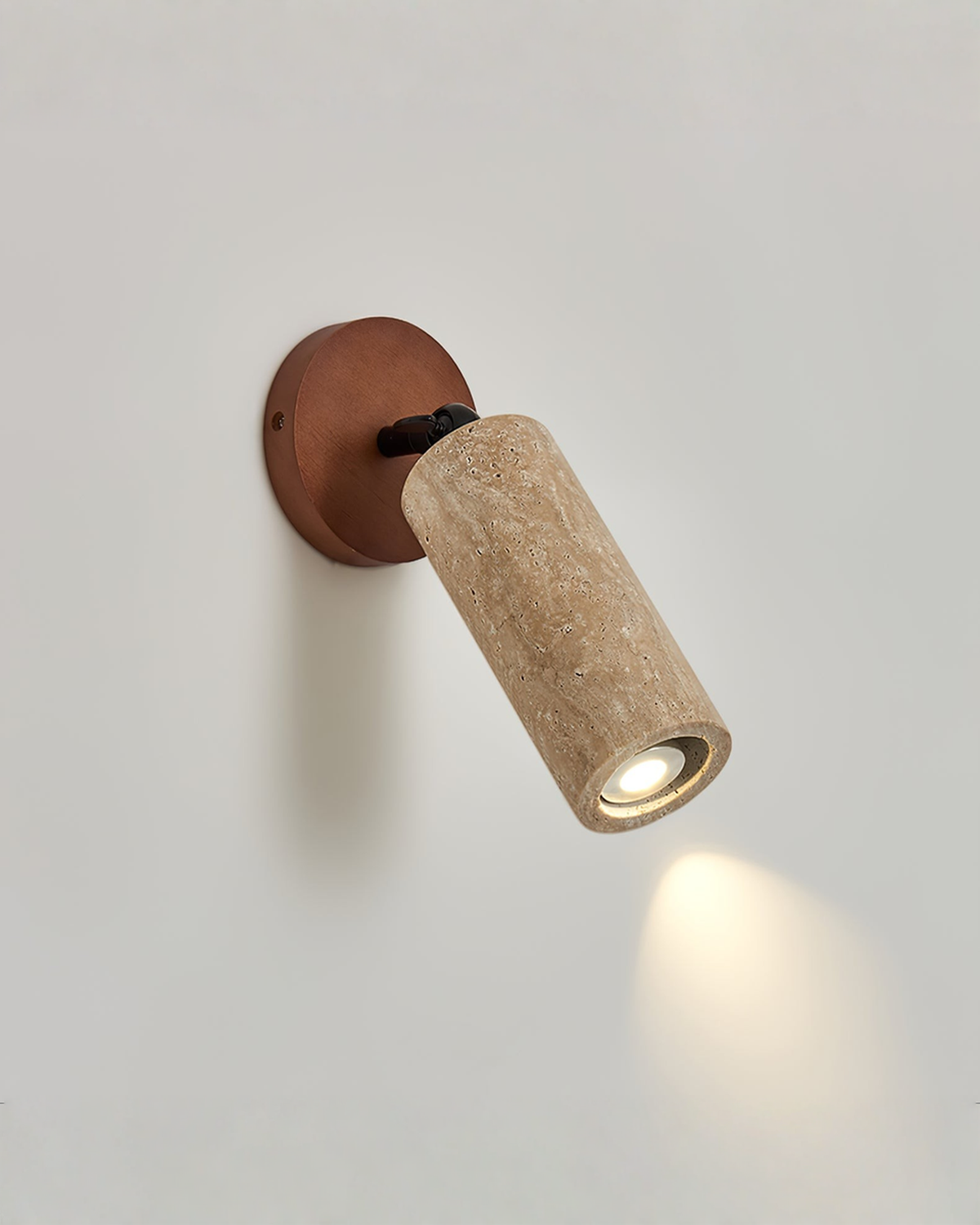 Versa Stone - Travertin wandlamp of spotje | - Maison Roze
